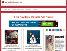 Tablet Screenshot of navidaddedeseos.com